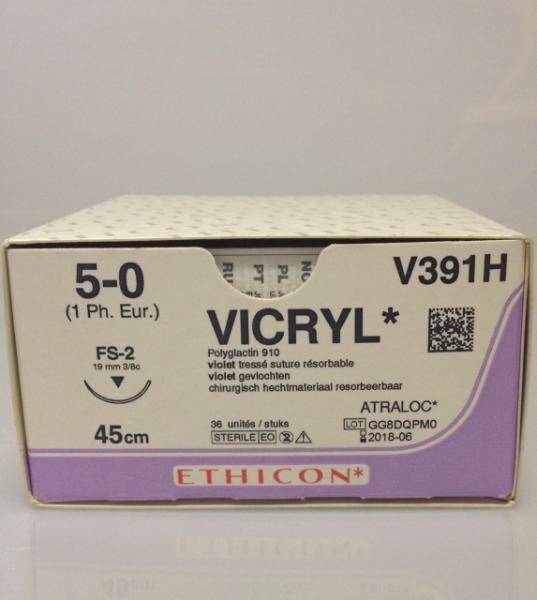 Vicryl 5 0 FS 2 45cm V391H Jan F Andersen