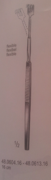 Sårhake flexibel, 16cm skarp, Glorious