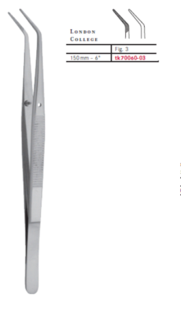 Pinsett tannlege 15cm, JFA