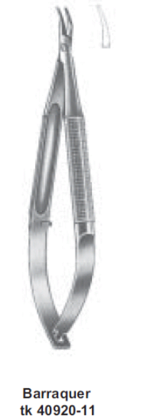 Nåleholder micro-Barraquer 11cm krum, TK40920-11