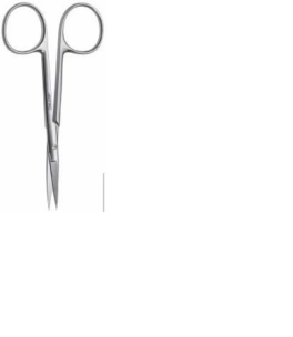 Øyesaks, rett 10,5cm Geuder 19390