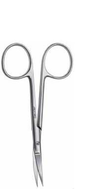 Øyesaks, krum 10,5cm Geuder 19395