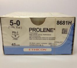 Prolene 5-0 PS-3, 45cm, 8681H