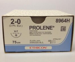 Prolene 2-0 V-7, 75cm, 8964H