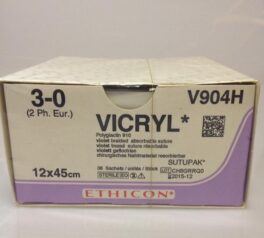 Vicryl 3-0, 12x45cm J904H u/nål