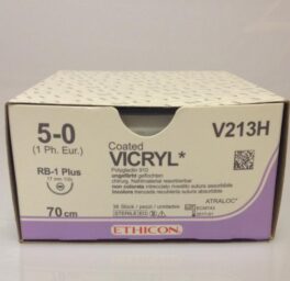 Vicryl 5-0 RB-1, 70cm V213H, ufarget