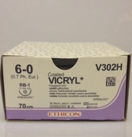 Vicryl 6-0 RB-1 70cm J302H