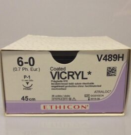 Vicryl 6-0 P-1, 45cm V489H