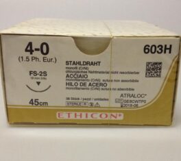 Ståltråd 3-0 FS-2,  75cm F2707 (12 brev pr. pk)