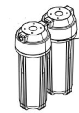 Meladem cartridge, sett, filter