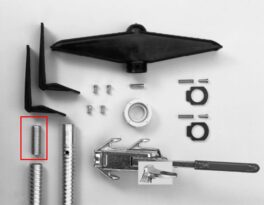 Kalvejekk, mellomstykke m/gjenger