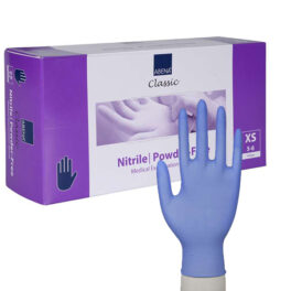 Hansker nitril u/pudder XS, Abena