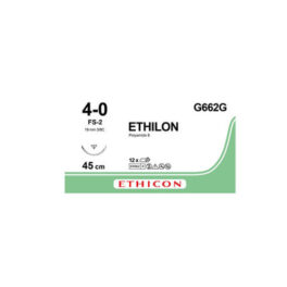 Ethilon 4-0 FS-2, 45cm G662G Grønn