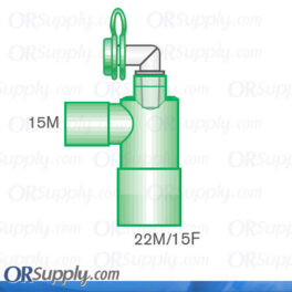Fixed elbow 15M-luer port-22M/15F 2714