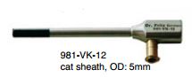 981-VK-12, Otoscope sheat for cats, OD: 5mm black