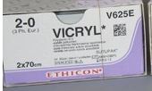 Vicryl 2-0 2x70cm J625T (Tidligere J625E)