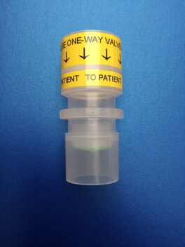 Merlin To patient one way plastic valve, 22M-22F