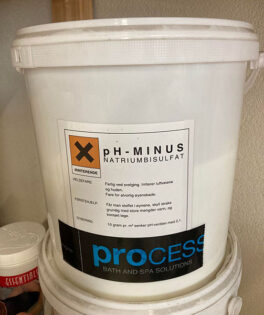 pH minus for vanntredemølle, 10kg