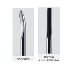 Pegasos Luxator insert 150/4, concave