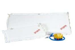 Pumpe f/operasjonsunderlag hvit