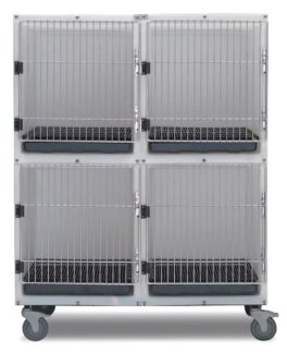Shor-Line 4 Unit "Quick Clean Plastic Kennel" Assembly
