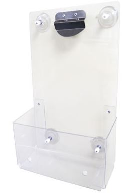 Medisinhylle Shor-line stor med sugekopper, 23x38cm