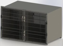 Shor-line kennel 48"x30" (1219,2mmx762,0mm) dobbel dør