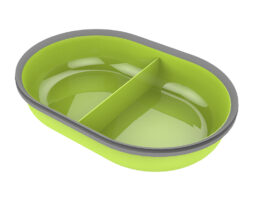 SureFeed matskål m/skillevegg, grønn