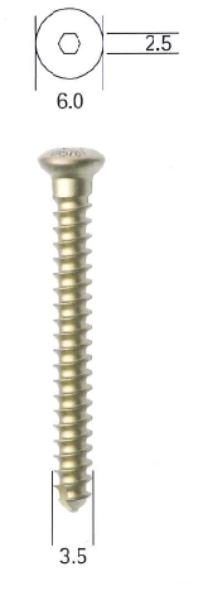 TTA Cortical skrue 3,5x32mm VA577T