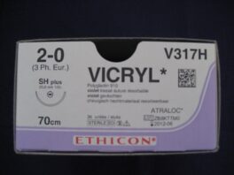 Vicryl 2-0 SH pluss, 70cm J317H (V317H)
