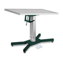 X-BASE Operasjonsbord, elektrisk 220V, 60cmx130cm moss green