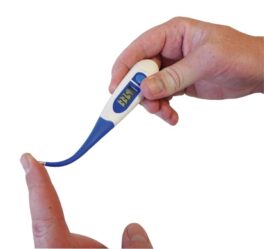 Termometer Digiflash, m/fleksibel tupp, 5sec.