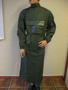 Undersøkelsesfrakk grønn, VRL-50F, Small, 120cm
