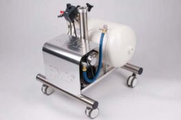 iM3 Oil Free silent hurricane compressor S/S on stand