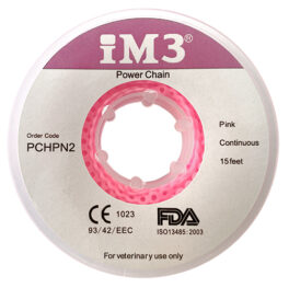 iM3 Latex Power Chain for ortho buttons - Pink