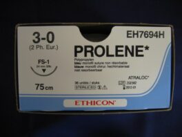 Prolene 3-0 FS-1, 75cm, EH7694H