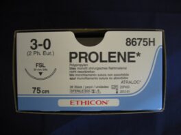 Prolene 3-0 FSL, 75cm, 8675H
