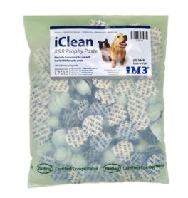 iM3 iClean R&R Prophy Paste, 100x2g Peppermint, m/holder