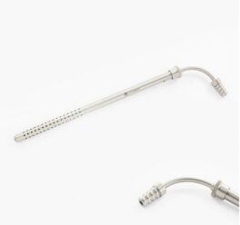 Poole suction tip with tubing