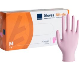 Hansker ROSA nitril u/pudder M, Abena