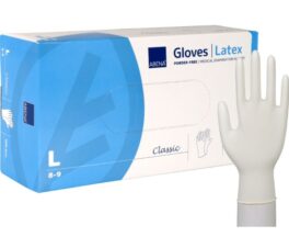 Hansker latex u/pudder L, Abena