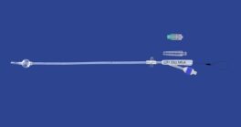 Mila Foley Catheter w/wire stylet, 22Frx55cm