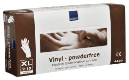 Hansker vinyl u/pudder XL, Abena