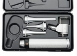 Heine otoskop diagnostikksett 2,5V, vanlige batterier