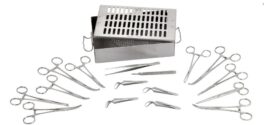Canine Spay kit with Instrument box