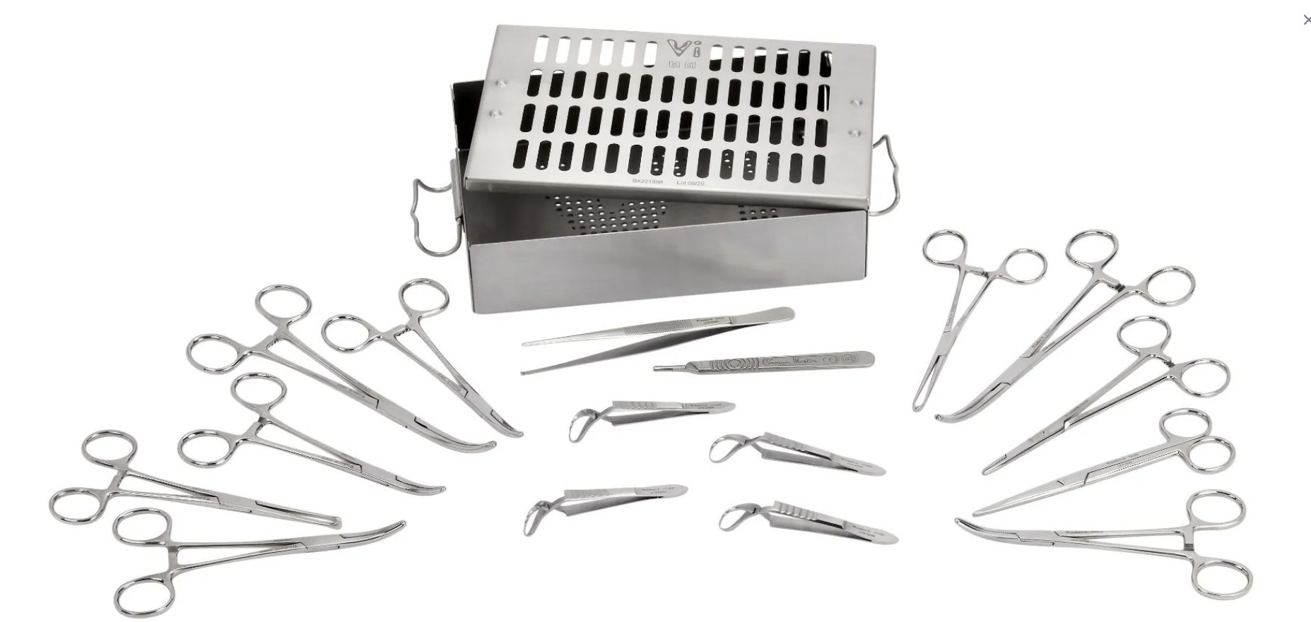 Canine Spay kit with Instrument box